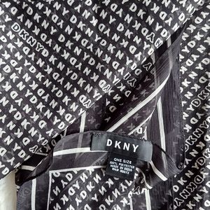 DKNY chiffon rectangle shawl